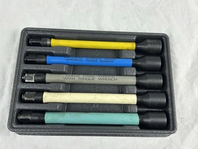 Snap-On 5 Pices 1/2” Drive Torque Stick Extension Set 305TSKTA Used - Image 1 of 4