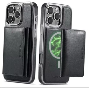 Coque Etui Portefeuille Casus pour iPhone 16 Pro Max iPhone 16 Pro Max (6,9") Noir - Photo 1 sur 8