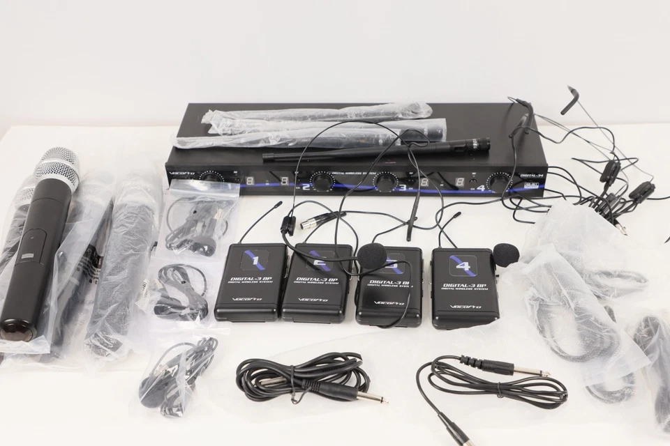 VocoPro DIGITAL-34-ULTRA Dual Wireless Microphone System – UHF 900 MHz - Image 1 of 4