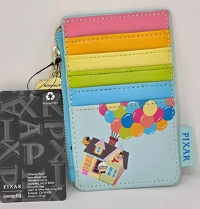 NEU MIT ETIKETT DISNEY PIXAR LOUNGEFLY UP BALLONS AUSWEISHALTER ~ REISSVERSCHLUSS MÜNZE ~ KARTENFÄCHER - Bild 1 von 5