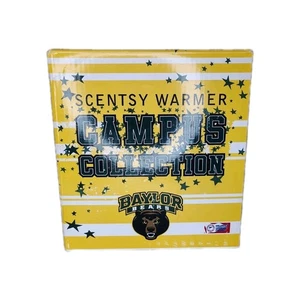 NEW Scentsy Campus Collection Baylor University Bears Wax Warmer Rare OOP NOS - Picture 1 of 5