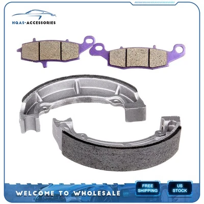 Zapatas de freno delanteras + traseras para KAWASAKI W650 2000 y pastillas de freno de fibra de carbono Foto 1 de 4