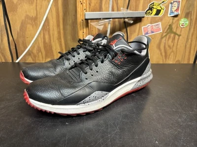 Nike Jordan ADG 3 Golf Black Red Grey Spikeless Golf Shoe CW7242-001 Men Size 10 - Image 1 of 4