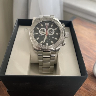 Swiss Precimax SP Sapphimax Crystal, All Stainless Steel, Men’s Watch - Image 1 of 4