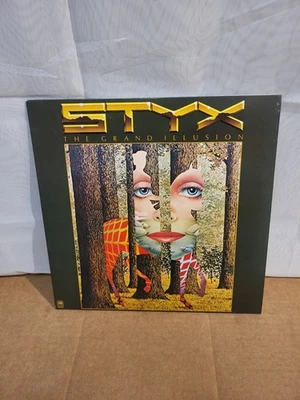Vintage STYX The Grand Illusion A&M Records 1977 Vinyl Record SP 4637 - Image 1 of 4