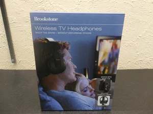 Brookstone 2.4 GHz Auriculares Inalámbricos TV Sobre la Oreja, Reducción de Ruido - NUEVO En Caja - Imagen 1 de 6