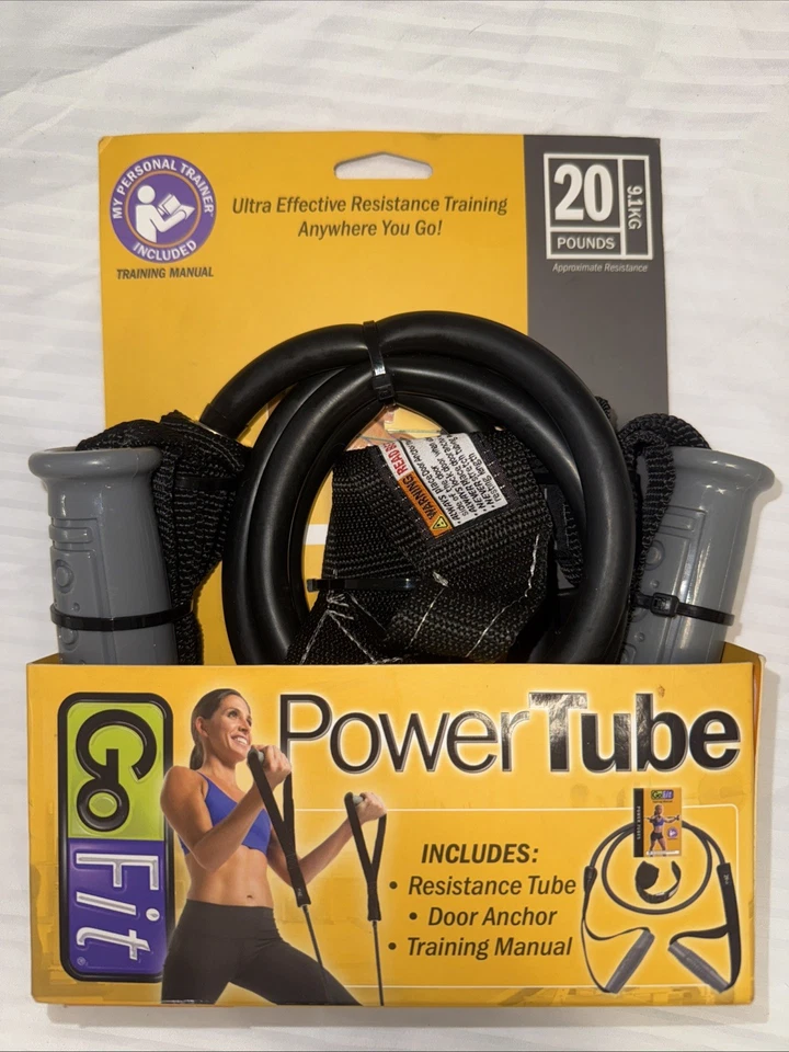 Tubo de alimentación GoFit con manijas y anclaje de puerta 20 lb. (GF-4TT20) Foto 1 de 4