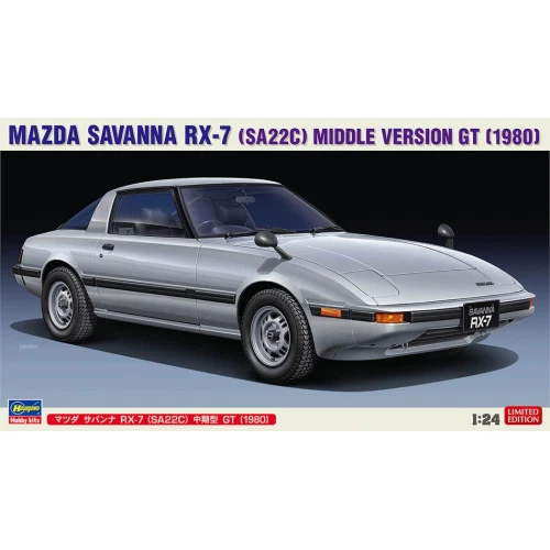 Modellino auto 1/24 Mazda Savanna RX-7 SA 22C 1980 - HASEGAWA HA20635