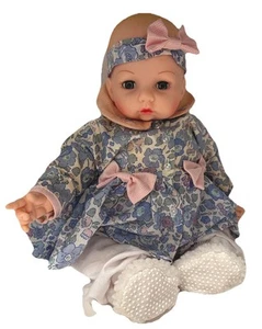 Madame Alexander Blue Butterfly Victoria Baby Doll Vinyl Cloth Pellets Bunny - Picture 1 of 10