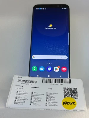 Samsung Galaxy S8 (SM-G950U) 64 GB AT&T/Móvil/Desbloqueado (N262) Foto 1 de 4