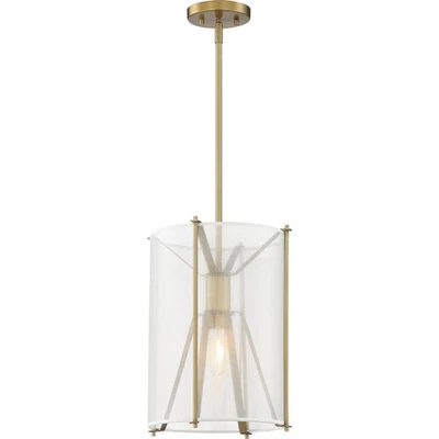 Fuente Diseñadores D223M-12P-OSB Daybreak Colgante Antiguo Latón Satinado Foto 1 de 3