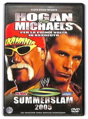 EBOND Wrestling - Summerslam 2005 Hulk Hogan Vs. Shawn Michaels DVD DB749632 - Immagine 1 di 2