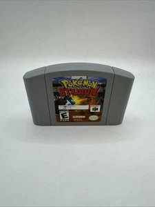 Pokemon Stadium (Nintendo N64, 2000) Authentic Cartridge ONLY TESTED Working - Picture 1 of 2