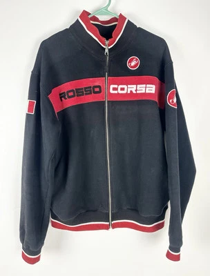 Chaqueta Castelli Rosso Corsa Grande Negra  Foto 1 de 4