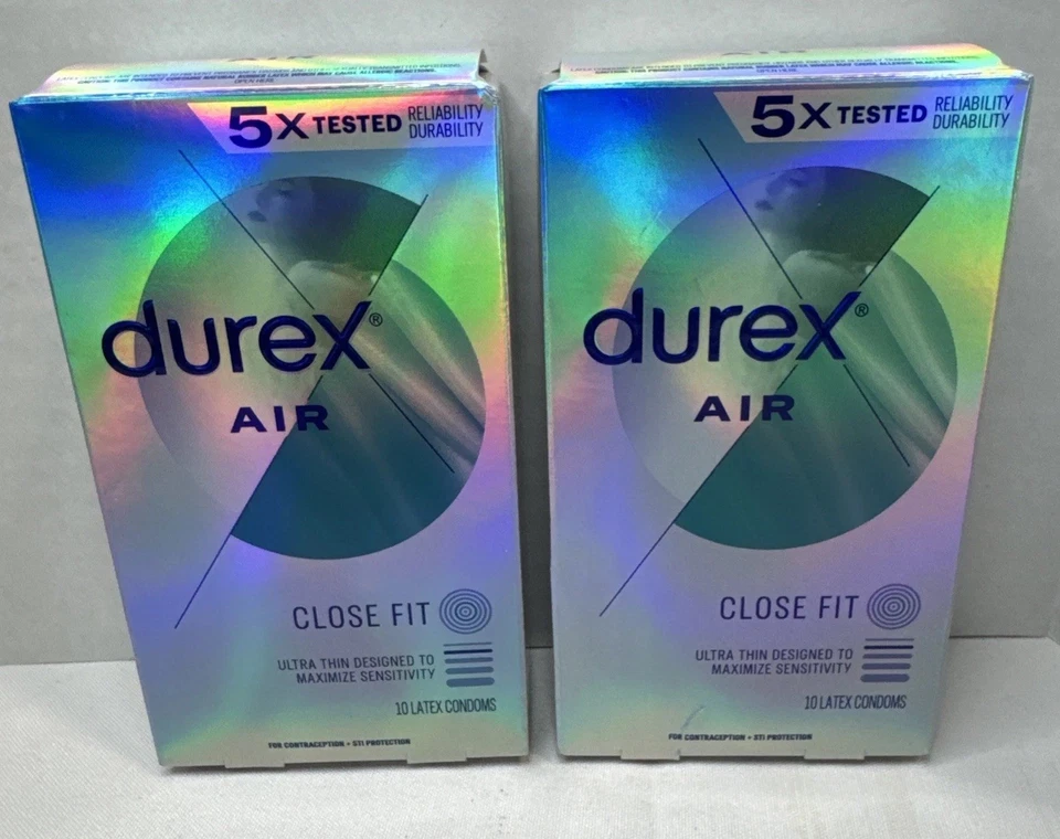 Durex AIR Regular Fit Extra Thin Condoms 1 Box 10 Total Love Sex