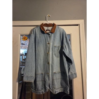 Chaqueta de mezclilla Sunbelt vintage lavado claro para tareas domésticas Foto 1 de 3