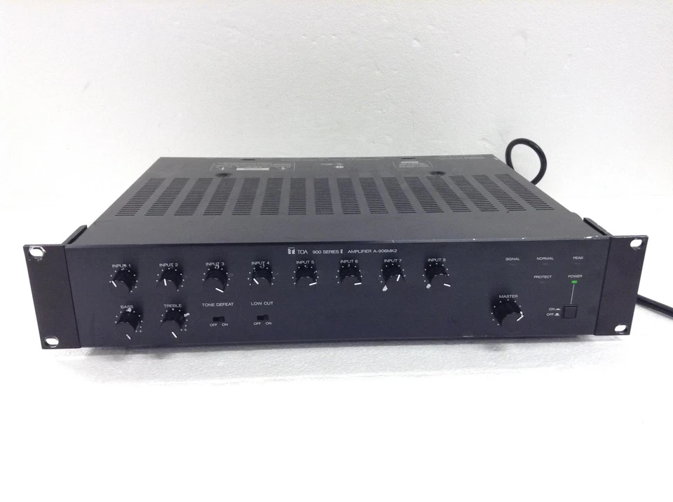 TOA 900 Series II A-906MK2 8-Channel Modular Mixer Power Amplifier 60w, WORKING - Image 1 of 4