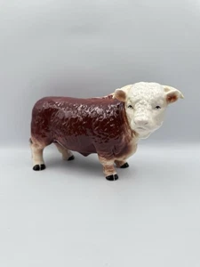 Original Melba Ware England - Fine Ceramic Hereford Bull - Top Zustand - Bild 1 von 7