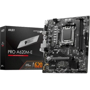 MSI PRO A620M-E Motherboard, Micro-ATX - Supports AMD Ryzen 7000 Series Processo - Picture 1 of 10