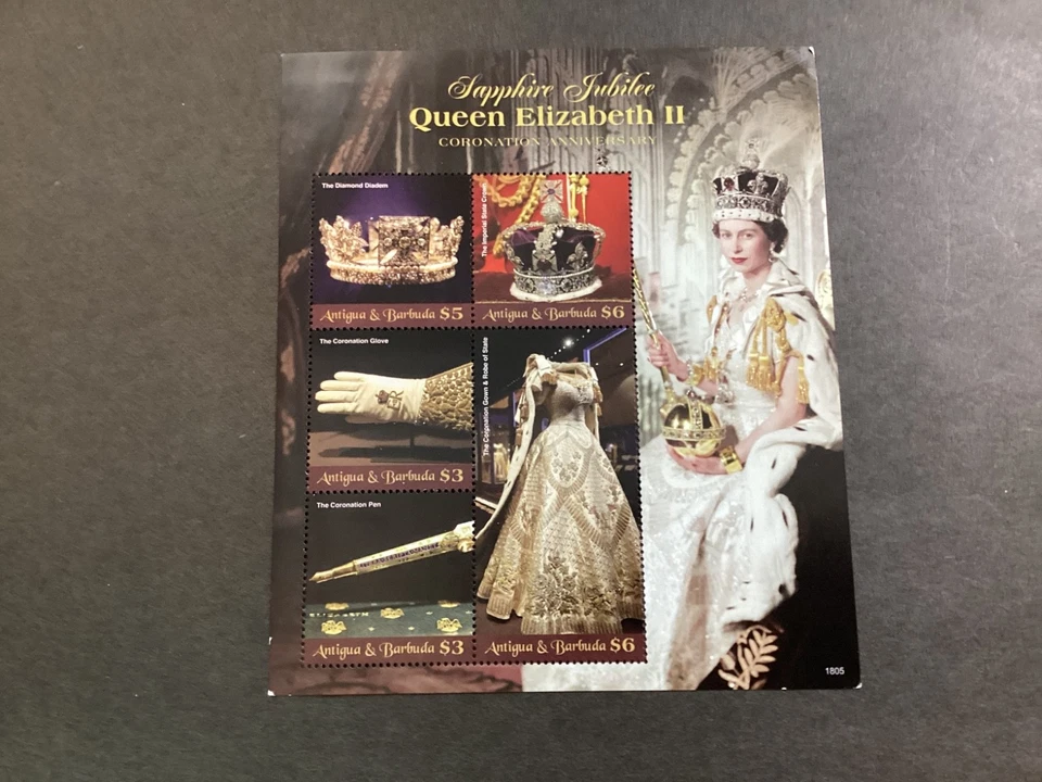 ICOLLECTZONE Antigua 3406 Royalty XF NH (B800) Foto 1 de 1