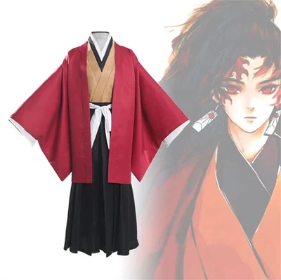 Anime Cazador de Demonios Tsugikuni Yoriichi Disfraz Disfraz Halloween Fiesta Disfraces Foto 1 de 4