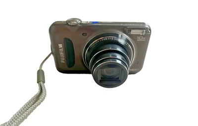 Fujifilm FinePix T T210 Kompaktkamera Digitalkamera Dunkelgrau I Akzeptabel-Gut✅ - Bild 1 von 4