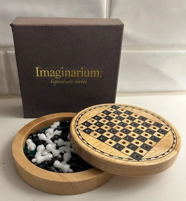 Wooden Mini Chess Box Set Imaginarium Signature Series Tournament Compliant - Image 1 of 4