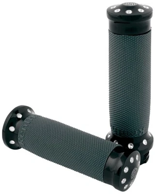 Empuñaduras de manillar RSD | Corte de contraste rastreador | Negro/Gris (0063-2019-BM) Foto 1 de 2