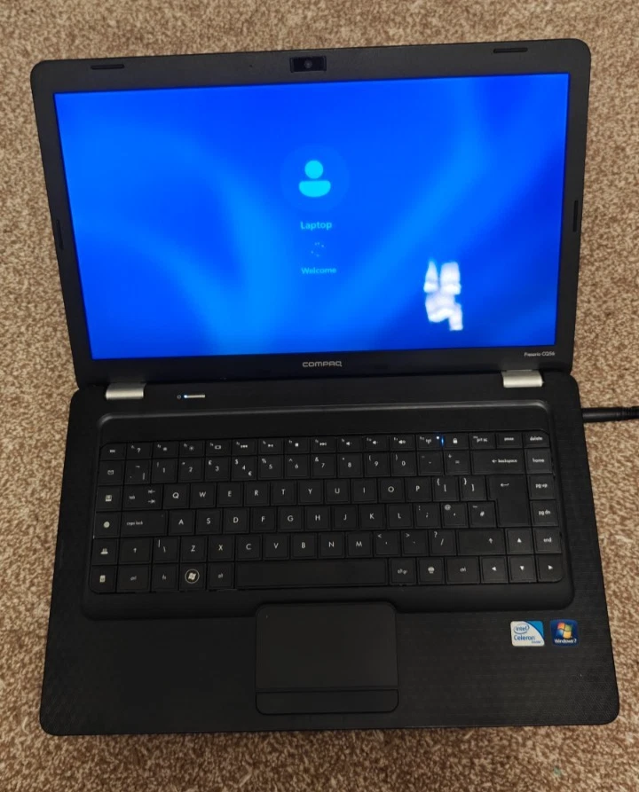 HP Compaq Presario CQ56 2.4GHz Laptop Windows 11 Office DVD SSD Webcam Cheap - Image 1 of 4