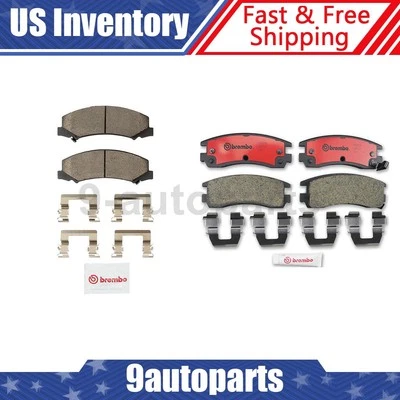 Kit de pastillas de freno delanteras traseras Brembo pastillas de cerámica para Chevrolet Impala 2006-2010 Foto 1 de 4