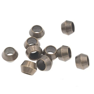 10 cuentas de cordón de latón para cuchillos Paracord, EDC vintage para hombre barba de cobre... Foto 1 de 3