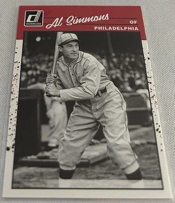 Donruss Baseball 2023 Al Simmons Philadelphia Athletics 1990 Retro #281 Foto 1 de 2