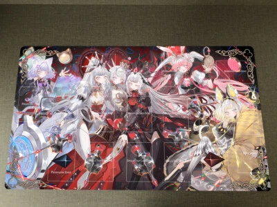 WVICM Table Playmat Maliss P White Rabbit TCG CCG Pad Trading Card Game Mat - Image 1 of 4