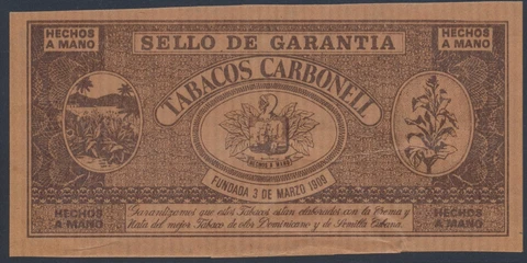 Dominican Republic Tobacco Stamp Cover