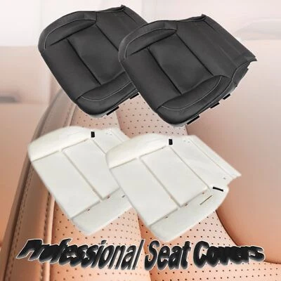 Cubierta de asiento inferior/cojín de espuma negro para Chevy Silverado Suburban 2014-2019 EE. UU. Foto 1 de 4