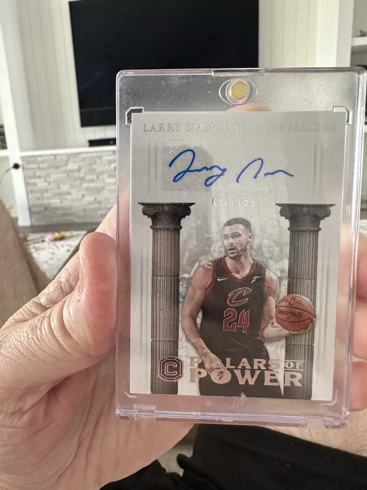 2017-18 Cornerstones-Pillars of Power Autographs #PP-LNJ Larry Nance Jr. 037/159 - Image 1 of 2