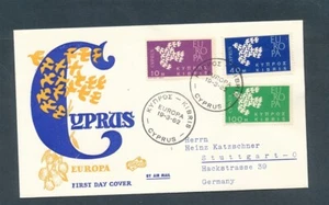 D442382 Cyprus FDC Europa CEPT 1962 19 Doves Flying as One - Picture 1 of 1