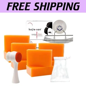 Original Kojic Acid & Coconut Oil Soap Set - Target Dark Spots & Imperfections - Picture 1 of 11