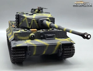 RC Panzer 2.4 GHz Tiger 1 Tiki Taigen V3 BB +Servo +Kanonenrauch Metall-Edition - Bild 1 von 12