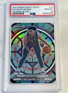 Keyonte George 2023 Prizm Draft Picks Stained Glass #12 Case Hit PSA 10 Gem Mint - Bild 1 von 2