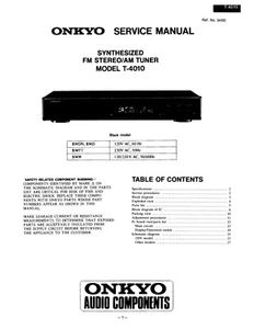 Service Manual-Anleitung für Onkyo T-4010  - Bild 1 von 1