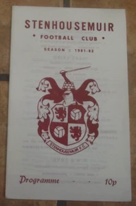 1981-82 (Apr) Stenhousemuir v Forfar Athletic - Scottish Division Two - Picture 1 of 2