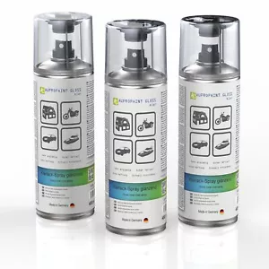 3x Lackspray klar glänzend AUPROPAINT GLOSS Auto Lack Spray 400ml überlackierbar - Bild 1 von 5