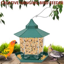 New listing
Wooden Bird Feeder Hanging for Garden Yard Decoration Hexagon Shaped With Roof