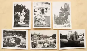 Singapore, Statues, Elephant etc., 1930's 6 Original Photos - Picture 1 of 2