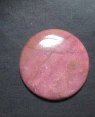 Cabujón de rodonita natural redondo 41,65 quilates cabinas sueltas de piedras preciosas J 1118 Foto 1 de 4