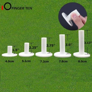 Golf Tees Rubber Tee 5 Pack Different Size Driving Practice White Range US - Picture 1 of 4