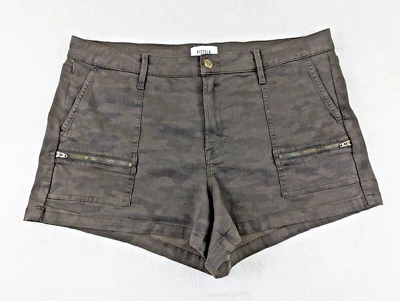 Anthropologie Pistola sz 33 Shorts Hannah camouflage brown high rise 0075 - Image 1 of 3