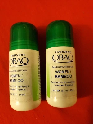4   PACK GARNIER OBAO WOMEN BAMBOO DEODORANT 2.3 OZ EACH - Image 1 of 4