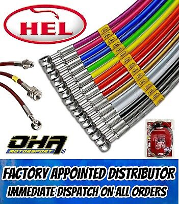 HEL Stainless Braided Clutch Line Hose For Honda Accord 2.2 Type R 1999-2002 • 31.59€